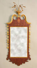 Federal style mahogany mirror
