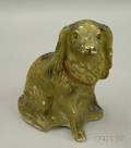 Painted Chalkware Spaniel