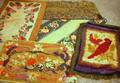 Five Floral and Abstract Pattern Hooked Rugs