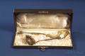 Cased Pair of German 800 Silver Dessert Servers