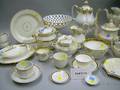 Large Assembled Lot of Paris Porcelain Gilt Decorated Tableware