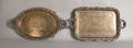 Two silver plated trays