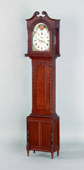 Lebanon Pennsylvania cherry tall case clock ca 1815