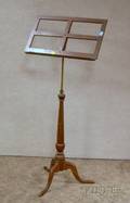 Giltdecorated Mahogany and Cherry Sheet Music Stand
