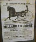 Framed 1863 Millard Fillmore Trotter Broadside