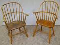 Windsor Sackback Knuckle Armchair and a Windsor Sackback Armchair