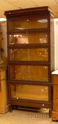 Macy Mahogany FiveStack Barristers Bookcase
