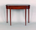 Philadelphia Federal mahogany card table ca 1805