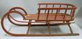 Childs Redpainted Wooden Sled