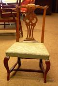 Chippendale Carved Mahogany Side Chair