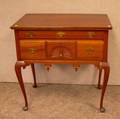 Queen Anne Style Carved Cherry Lowboy