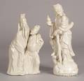 Two Blanc de Chine Figures