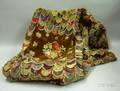 Embroidered Pieced Wool Carriage Blanket