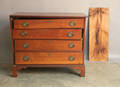 New England cherry chest of drawers