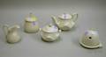 Five Wedgwood White Stoneware Table Items