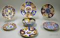 Imari Porcelain Bowl and Six Assorted Plates
