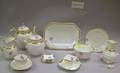 Thirtynine Piece Gilt Paris Porcelain Partial Tea Set