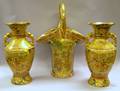 Threepiece Large Modern Satsuma Garniture Set