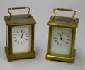 Lot of Two French Carriage Clocks