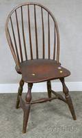 Windsor Redpainted Bowback Side Chair