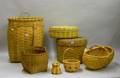 Seven Assorted Northeast Woven Splint Baskets