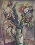 Frances Stein American 19031986 Flowers in a Vase
