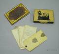 Victorian Embossed Needle Case Ivory Sheet Date Book and an Art Deco Celluloid Compact