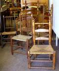 Five Assorted 18th and 19th Century Wooden Chairs