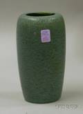 Hampshire Pottery Matte Blue Glazed Vase
