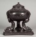 Large Wedgwood Basalt Potpourri and Cover