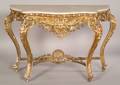 Louis XV Style Giltwood Console Table