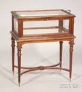 Louis XVI Style Bronzemounted Mahogany Vitrine Table