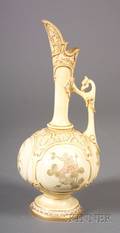 Royal Worcester Porcelain Ewer