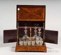 Charles Xstyle Marquetry Veneered Cordial Set