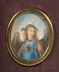 Portrait Miniature of an Archangel