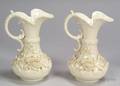 Pair of Belleek Aberdeen Jugs