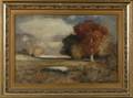 Continental School 20th Century Autumn Landscape with Rolling Hills