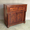 Empire mahogany and cherry butlers chest