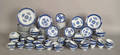 Copeland Spode blue and white dinner service 20th c