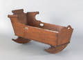 Pennsylvania walnut cradle ca 1790