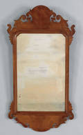 Chippendale mahogany wall mirror ca 1790