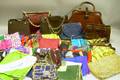 Group of Miscellaneous Vintage and Designer Purses and Scarves
