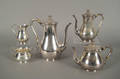 Sterling silver five piece tea service early 20th c
