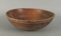 Massive turned figured maple bowl 19th c