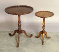 Two Chippendale style wine stands