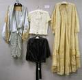 Group of Early 20th Century Nightwear Blouses and an Assortment of Night Caps