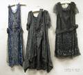 Three 1920s Era Beaded and Sequined Party Dresses