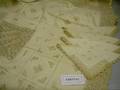 Crocheted Lace and Embroidery Embellished Banquet Cloth and TwentyFour Dinner Napkins