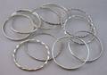 Ten Sterling Silver Bangles
