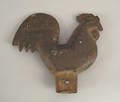 Cast iron rooster mill weight 19th c